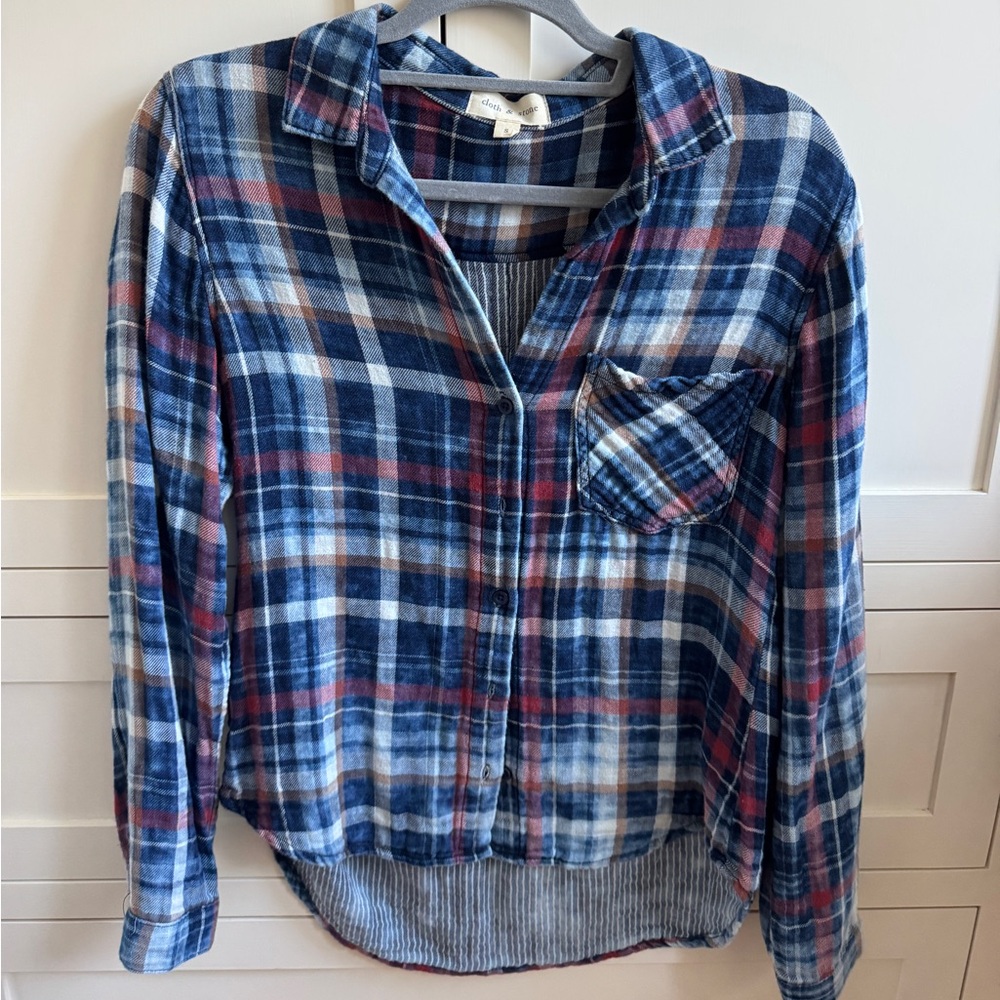 Cloth and stone flannel size small